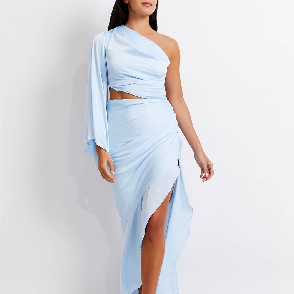 PatBo One Shoulder Maxi Dress